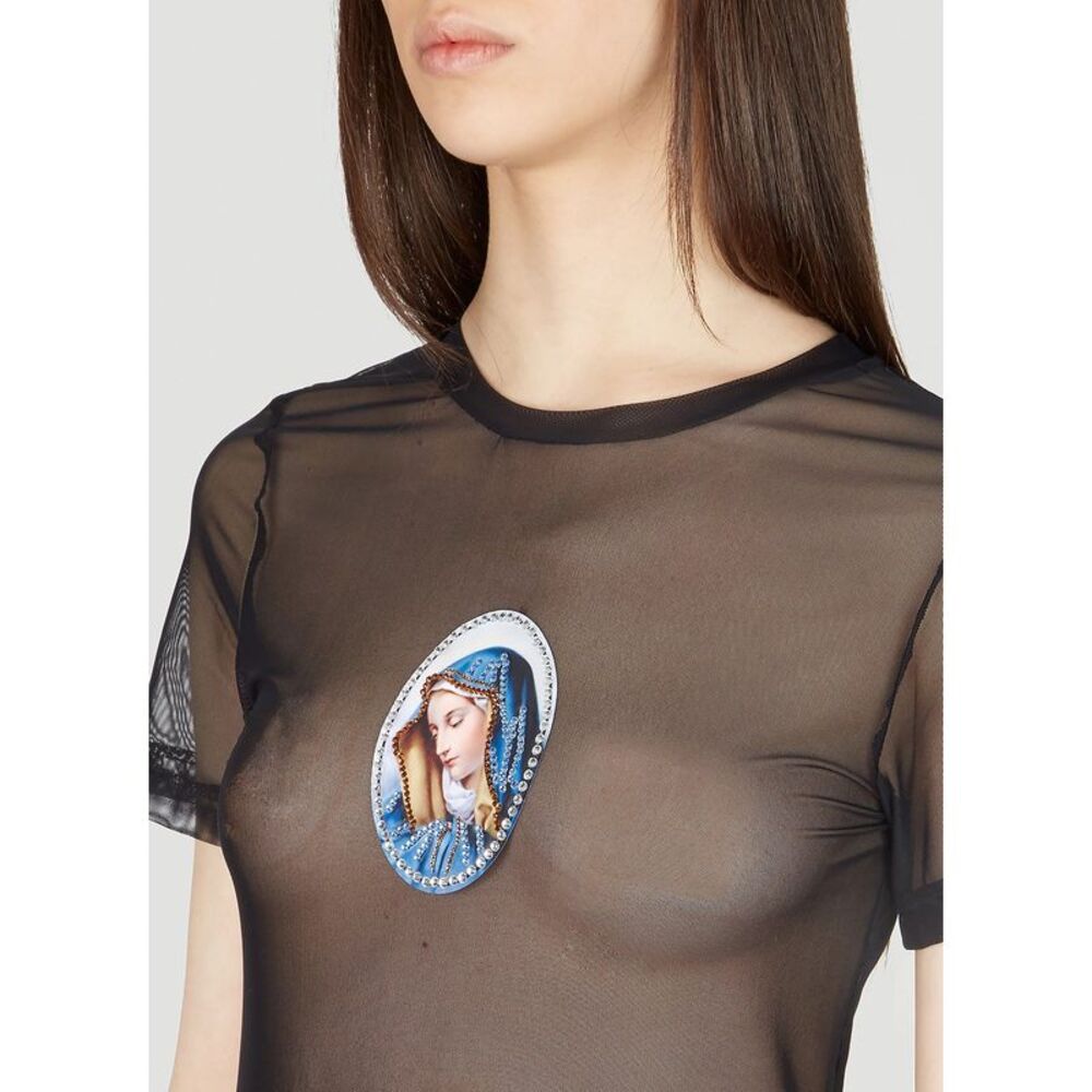 Dolce & Gabbana Women Mesh T-Shirt - Picture 5 of 5